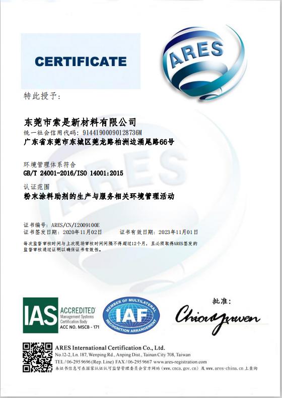 ISO質量體系認證